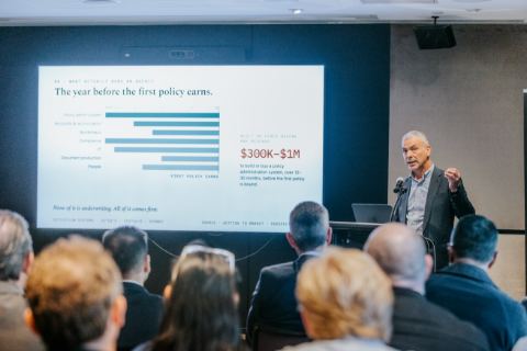 Cuttleflow launch, 10 September 2026, Level 29, 25 Martin Place, Sydney — What actually runs an agency — the year before the first policy earns (photograph 07 of 15)